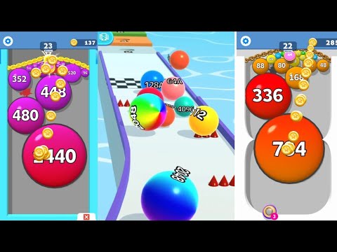 2048 | Ball Run 2048 vs Puff Up #cutiepie22yt