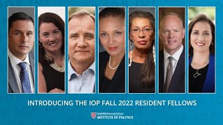 Introducing the IOP Fall 2022 Resident Fellows