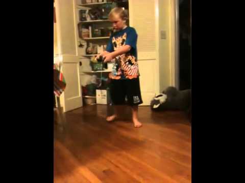 Zane and Xander remote control cars