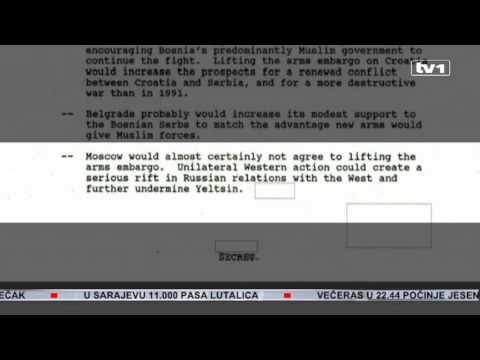 Dokumenti CIA otkrivaju nedomice Bila Klintona o ukidanju embarga na oružje BiH