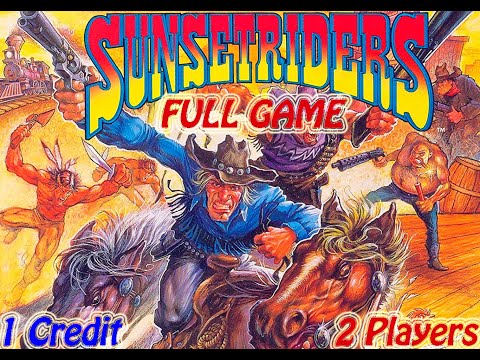 Arcade Sunset Riders Walkthrough (1 Coin) [2 Players] Full Gameplay - YouTube