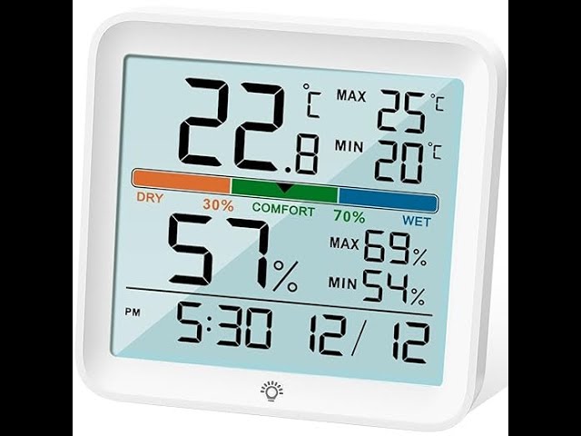 Vídeo relacionado con ADE Reloj de baño Digital con higrómetro y termómetro | Resistente al Agua IP65 | Temporizador de Ducha | Gran Pantalla LCD | función de Cuenta atrás