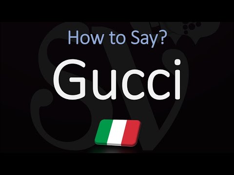 How To Pronounce "GUCCI" In English | Fashion & Luxury Brand {BRIGHTURA}