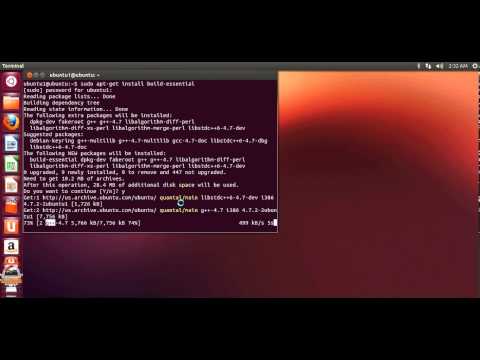 How to install Package build essential on Ubuntu Linux