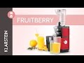 Odšťavňovač Klarstein Fruitberry OJ6-S