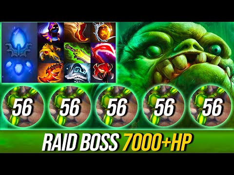 CARRY PUDGE 7.31c - 27 KILLS 56 FLESH HEAP - 7000+HP RAID BOSS | Pudge Official