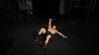 Half Turkish Sit Up exercise video thumbnail