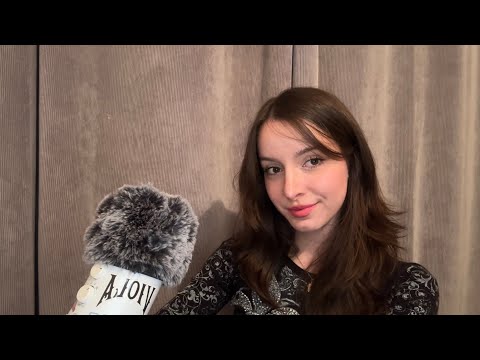 ASMR Close Whispers w Fluffy Mic ⋆˙⟡