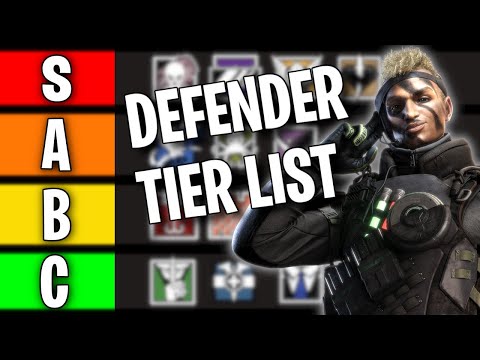 The *BEST* Defenders! Operator Tier List for Vector Glare 2022 - Rainbow Six Siege