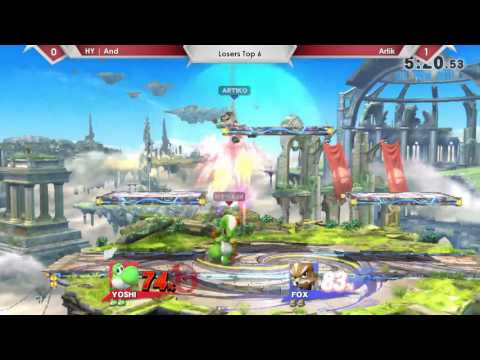 SP52 - HY | And (Yoshi) Vs. Artik (Fox) Losers Top 6 - Smash 4