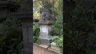 5 Unusual gravestones at Highgate Cemetery #london #history