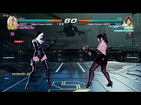 Grass Toucher (Nina) vs Asuka - Tekken 7
