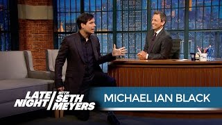 Michael Ian Black Cannot Ride Roller Coasters Anymore - Late Night with Seth Meyers