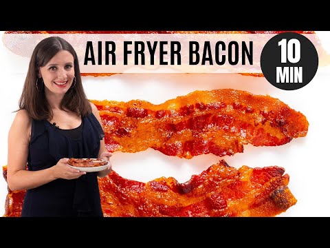 AIR FRYER BACON: The Fastest, Crispiest Way To Make It In Less Than 10 Minutes!