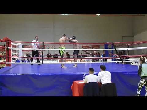 Szabolcs Könczei Romanian Ashihara & Kickboxing international Open 83 Kg Round 1