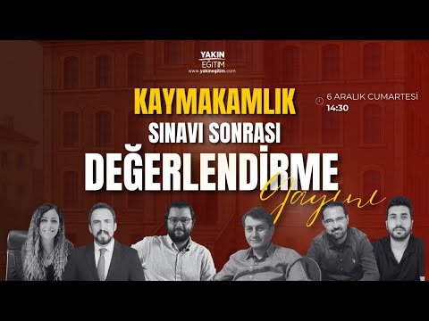 2025 Kaymakamlık Sınavı Genel Değerlendirmesi: Sorular, Cevaplar ve Zorluk Derecesi (Canlı)