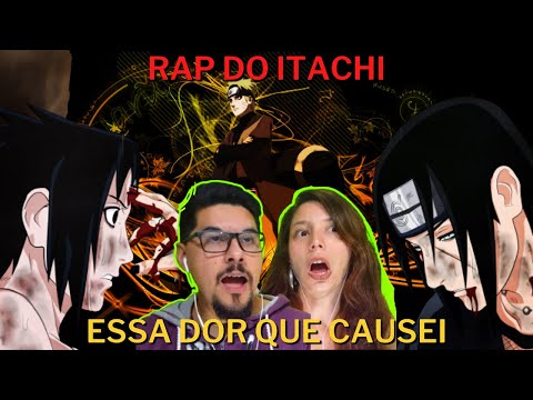 Roqueiros reagindo a Rap do Itachi (Naruto) - ESSA DOR QUE CAUSEI [Primeira Reação Vida Sem Trilhos]