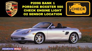 Porsche Boxster Fault P2096 Bank 1 O2 Sensor -  Which Sensor To Change & HOW TO Reset