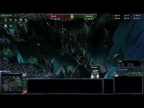 B2 ByuN vs Oberoth TvP G2 Data C DreamHack SC2 2023 Atlanta no commentary