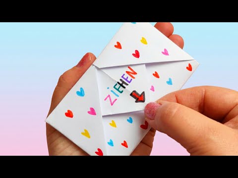 DIY surprise card for Valentines Day ❤️ Envelope card - how to make simple valentines day card