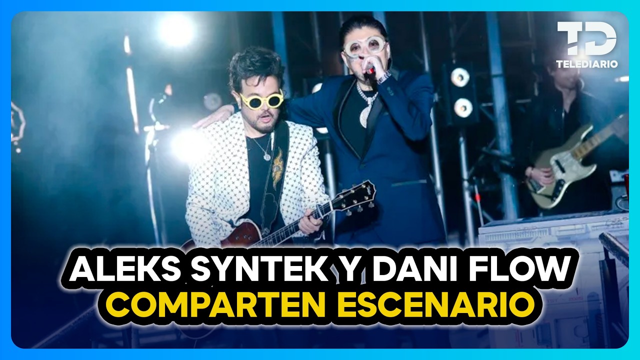 Aleks Syntek y Dani Flow cantan juntos tras polémica; así fue su encuentro en León