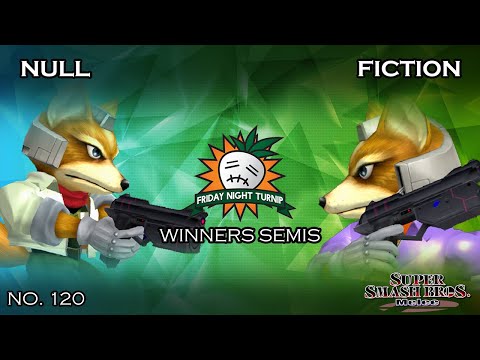 FNT #120 - null (Fox) VS Fiction (Fox) - SSBM - Winners Semis