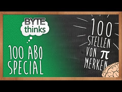 Zahlen merken: 100 Stellen von Pi merken