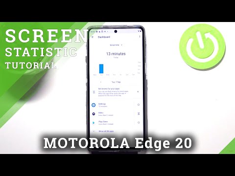 How to Check Total Screen Time on MOTOROLA Edge 20 – Display Settings