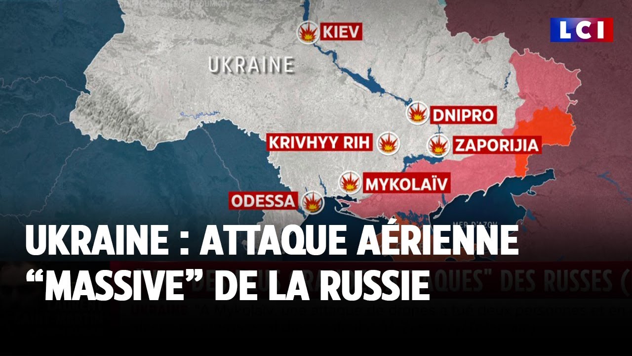 Guerre en Ukraine : attaque aérienne "massive" de la Russie｜LCI