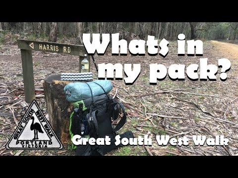 Whats in my pack - The Great South West Walk - Australia