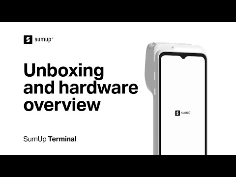 SumUp Terminal kortelių skaitytuvas, baltas video