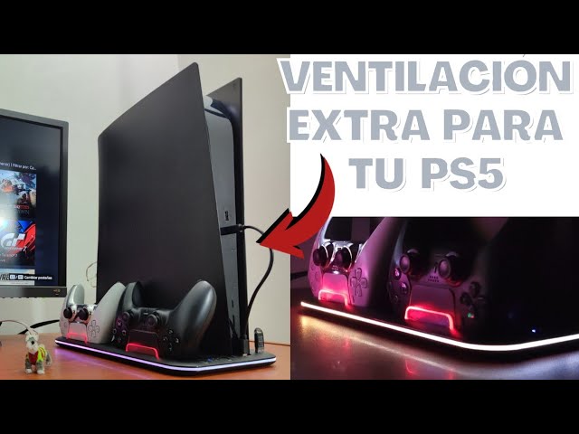 Vídeo relacionado con Mcbazel PS5 Consola de la Cubierta con Ranuras de Aire de refrigeración de reemplazo de la Placa Frontal para la Consola de PlayStation 5 Digital Edition- Negro(No para PS5 Slim)