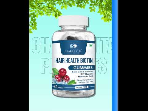 Charge Vita Hair Health Biotin Gummies