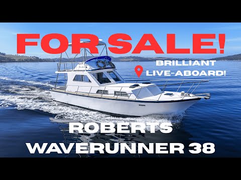 FOR SALE! Roberts Waverunner 38 "Free Spirit" - *GREAT LIVE-ABOARD CRUISER*