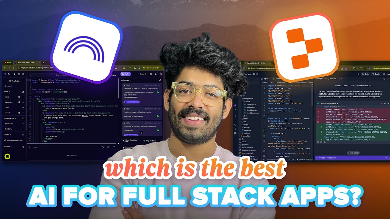 Replit Agent vs Databutton: Let's Build A Full Stack SaaS Using AI!