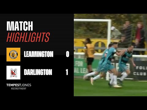 Match Highlights: Leamington 0-1 Darlington - National League North