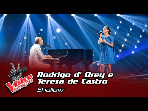 Rodrigo D'Orey and Teresa de Casro - "Shallow" | Blind Audition | The Voice Generations