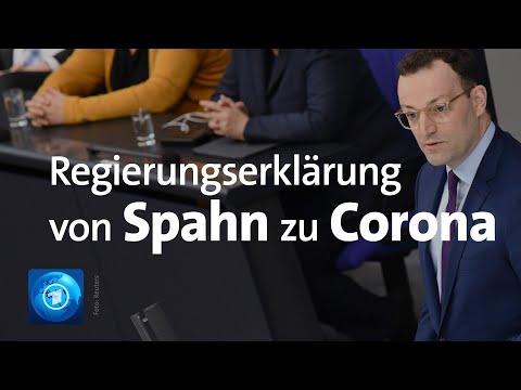 Regierungserklärung von Gesundheitsminister Spahn zum Coronavirus