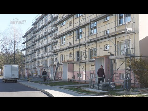 Opravy panelových domů na Ploužnici
