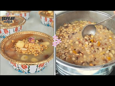 İŞTE Tam Tutan Aşure Tarifim ✨ Mutlaka bu yöntemle yapın yorulmayın 👍🏻