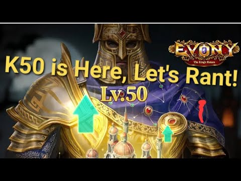 Evony | K50 ist da | Lasst uns schimpfen