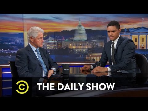 , title : 'Bill Clinton - Hillary Clinton and the Changing Political Landscape: The Daily Show'