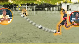 DESAFIO DE DOIS TOQUES E BOLA PARADA ( QUEM GANHOU DESSA VEZ)?!!