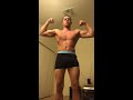 Teen Bodybuilder Marek Flexes His Shredded Muscle Body
