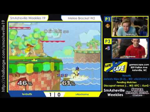 SW19 Winners' R2 - tenbutts (Peach) vs v4extreme (Falco)