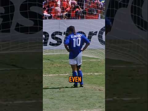 He Missed the Penalty… and Broke Every Heart 💔⚽#Football #PenaltyDrama #RobertoBaggio #WorldCup1994