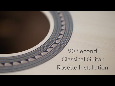 Kris Barnett Guitars - Making and Inlaying a Classical Guitar Rosette