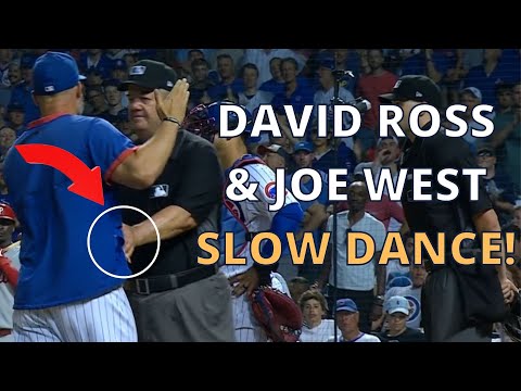 David Ross Ejected Against Phillies (Slow Dance With Joe West!)
