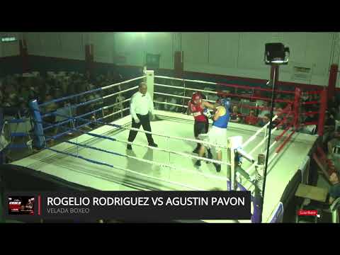 VELADA DE #BOXEO #CLUBLIVERPOOL - ROGELIO RODRIGUEZ VS AGUSTIN PAVON