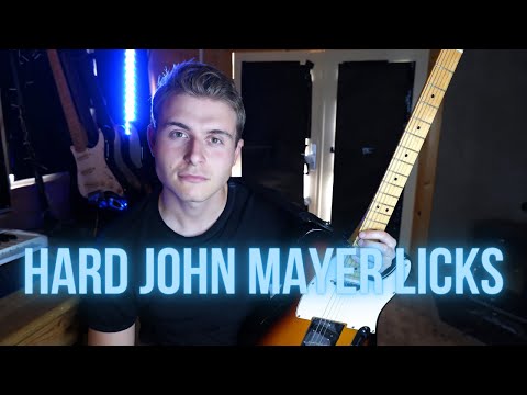 HARD (ish) John Mayer Licks